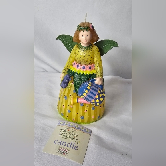 Debbie Mumm Other - ​Debbie Mumm Botanical Garden Fairy Candle 2002 Boston Warehouse Figural New Tag
